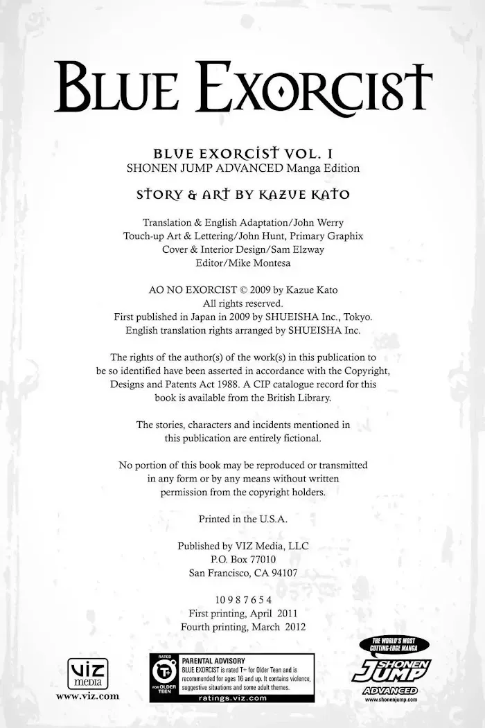 Blue Exorcist Chapter 1.1 page 15 - 