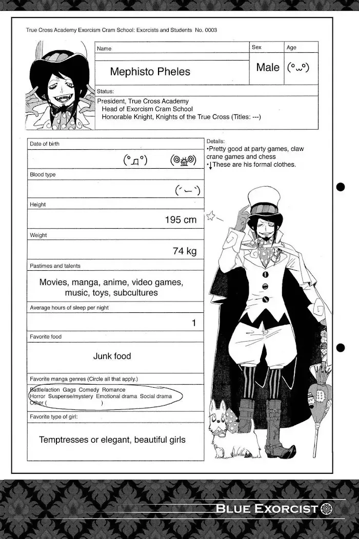 Blue Exorcist Chapter 1.1 page 4 - 