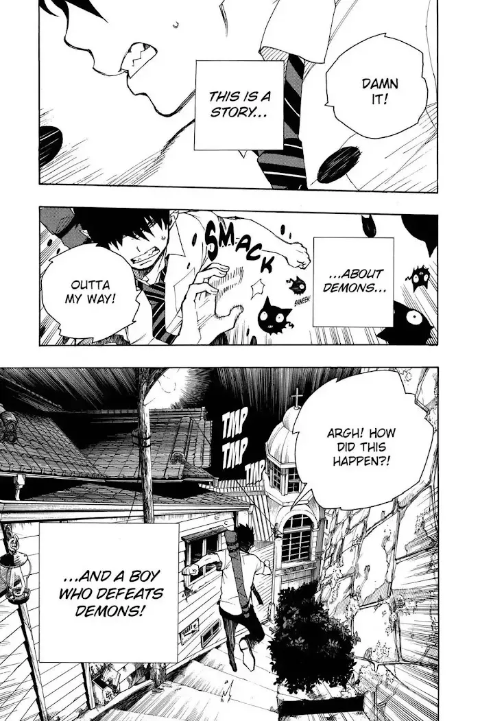 Blue Exorcist Chapter 1.2 page 3 - 