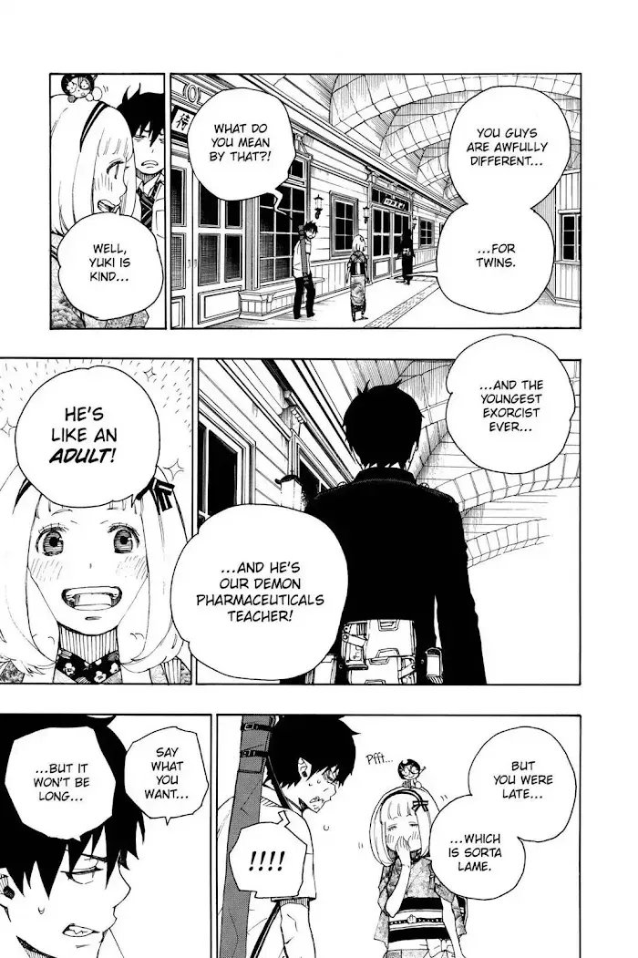 Blue Exorcist Chapter 1.2 page 7 - 