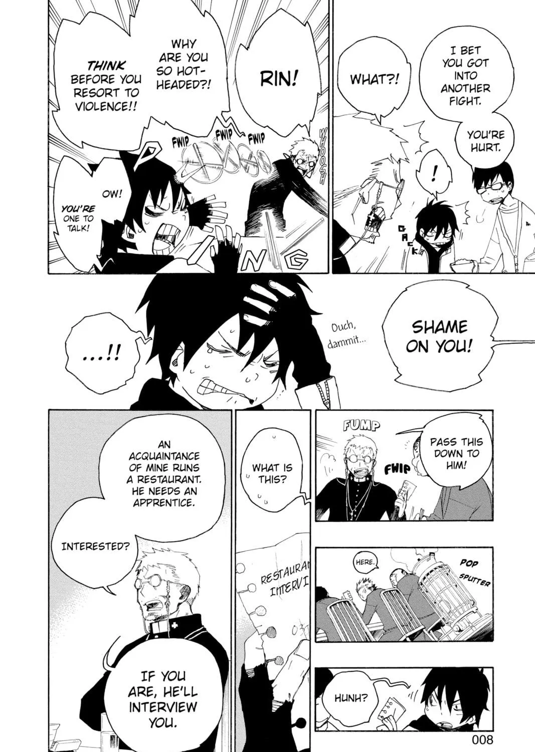 Blue Exorcist Chapter 1 page 9 - 
