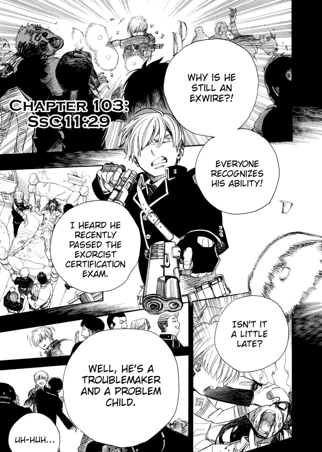 Blue Exorcist Chapter 11229 page 1 - 