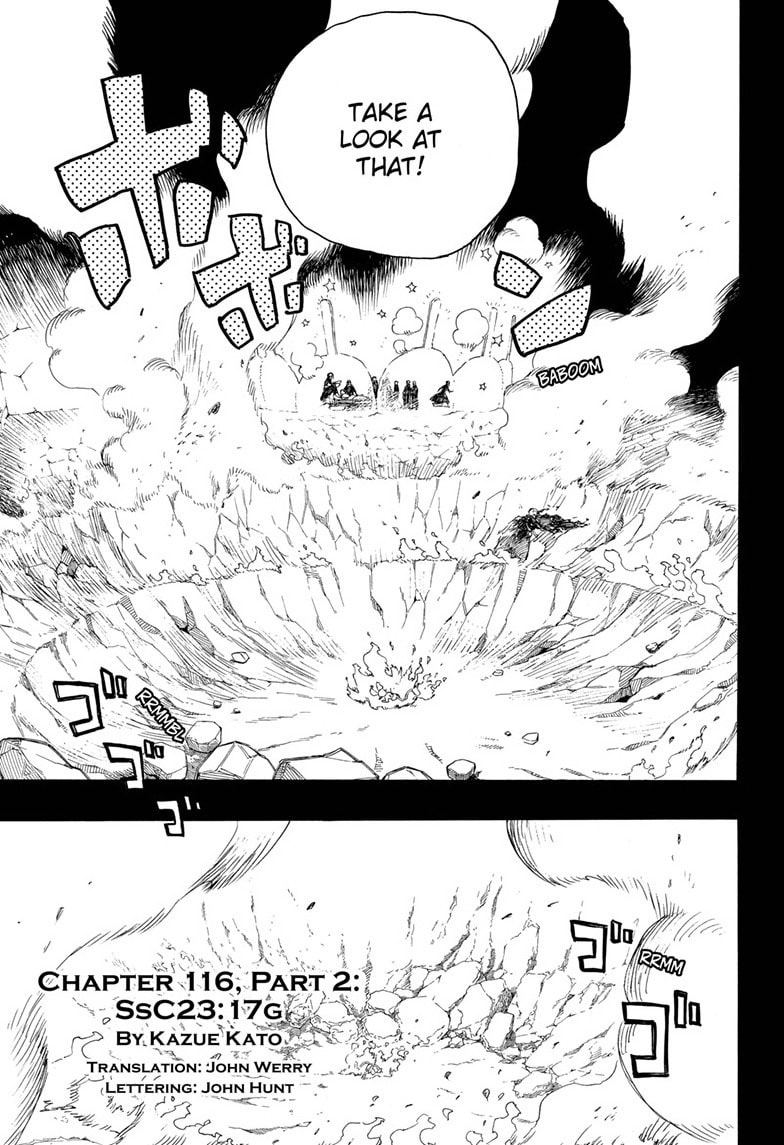 Blue Exorcist Chapter 116.1 page 1 - 