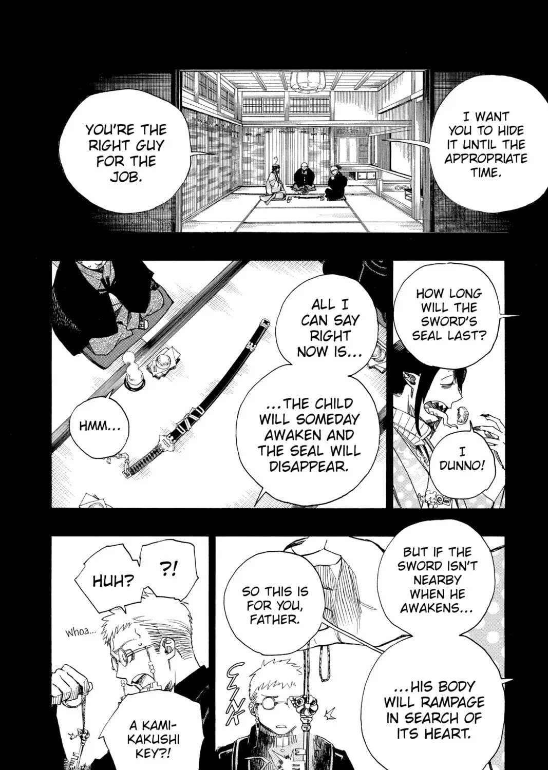Blue Exorcist Chapter 120 page 3 - 
