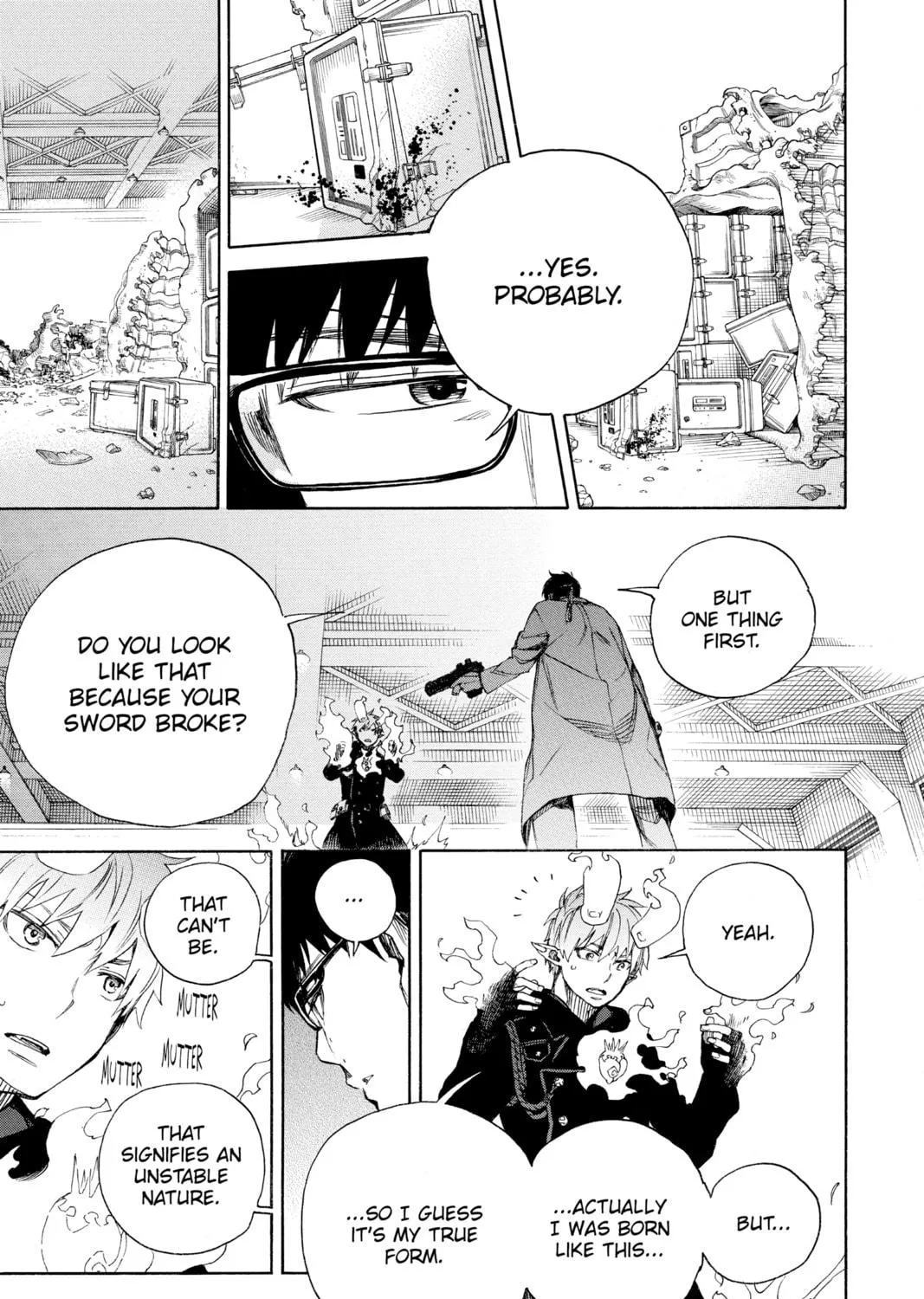 Blue Exorcist Chapter 122 page 9 - 