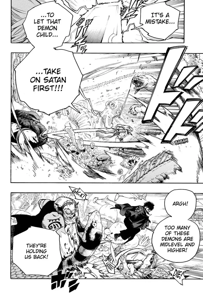 Blue Exorcist Chapter 133.1 page 8 - 
