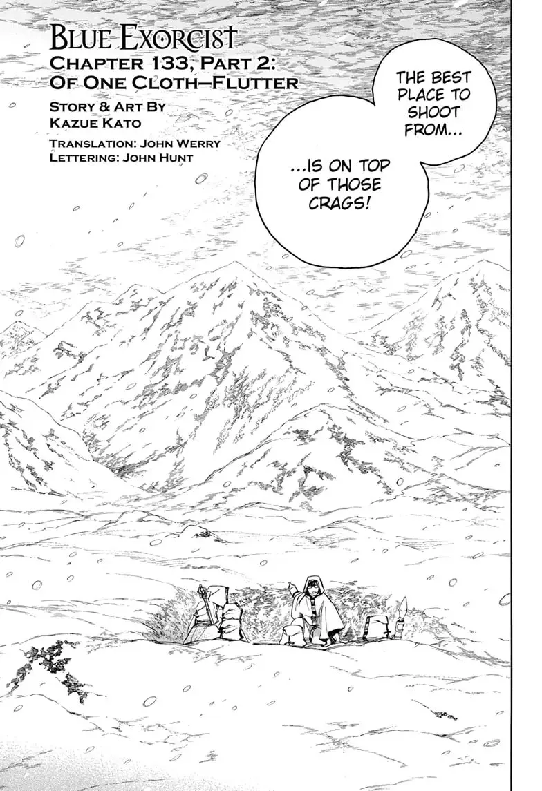 Blue Exorcist Chapter 133.2 page 1 - 