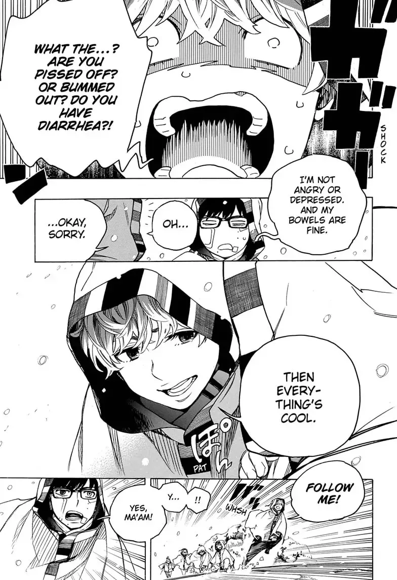 Blue Exorcist Chapter 133.2 page 7 - 