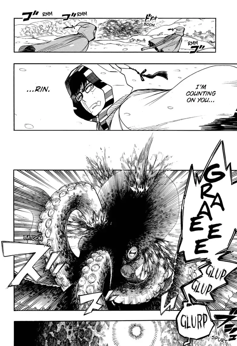 Blue Exorcist Chapter 133.2 page 8 - 
