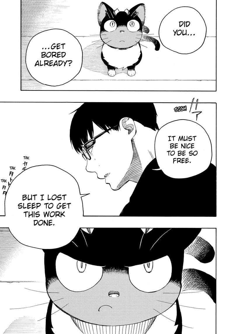 Blue Exorcist Chapter 135.1 page 9 - 