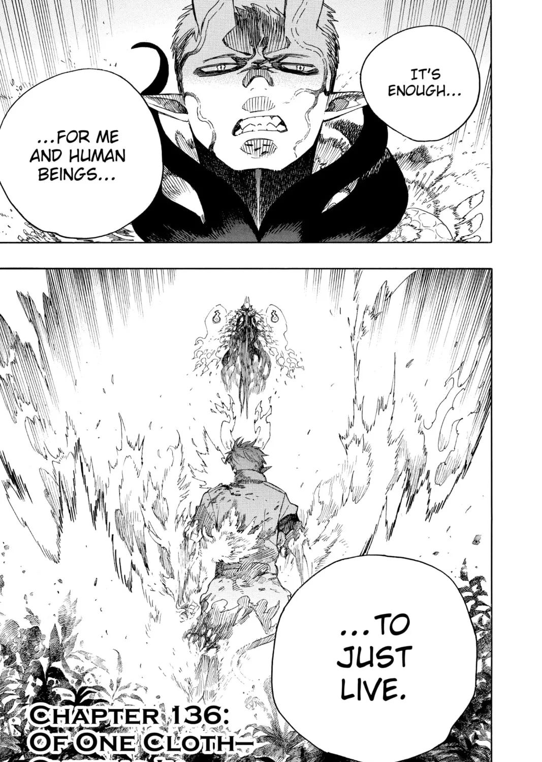 Blue Exorcist Chapter 136 page 1 - 