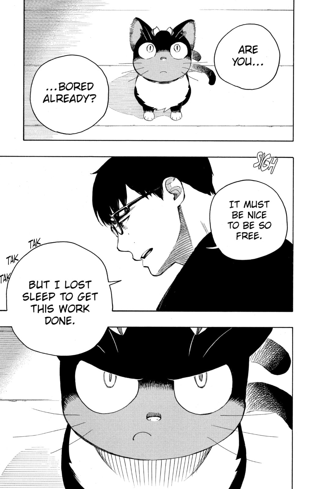 Blue Exorcist Chapter 140.1 page 9 - 