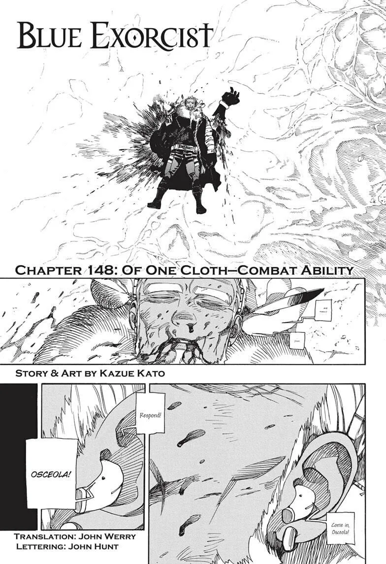 Blue Exorcist Chapter 148 page 1 - 