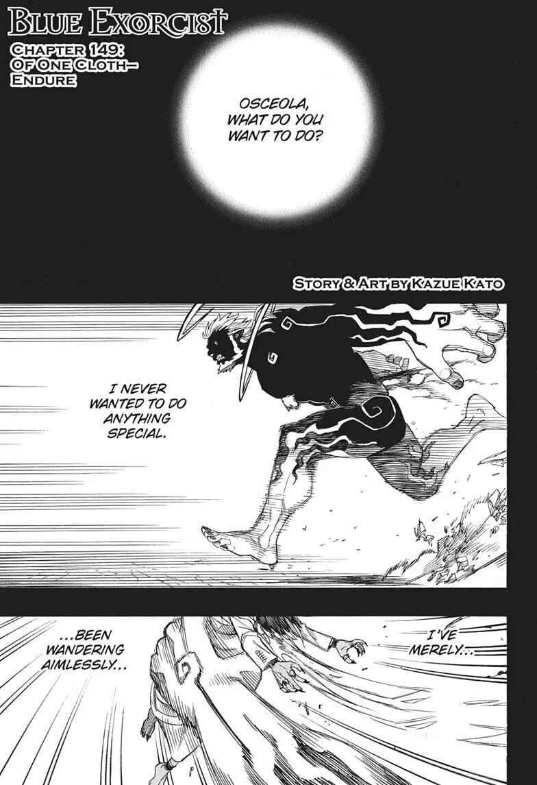 Blue Exorcist Chapter 149 page 1 - 