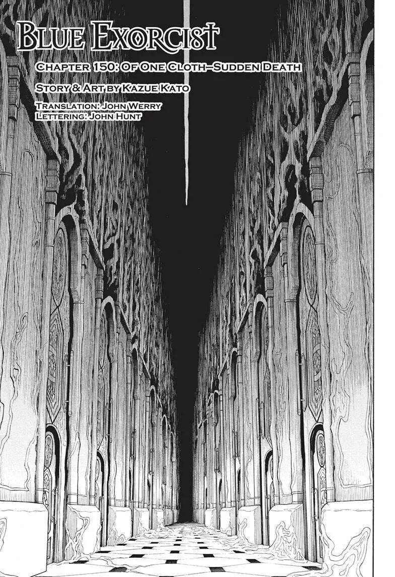 Blue Exorcist Chapter 150 page 1 - 