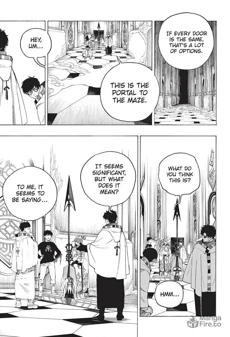 Blue Exorcist Chapter 150 page 9 - 