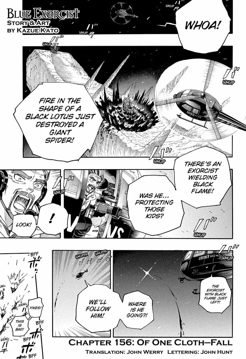 Blue Exorcist Chapter 156 page 1 - 
