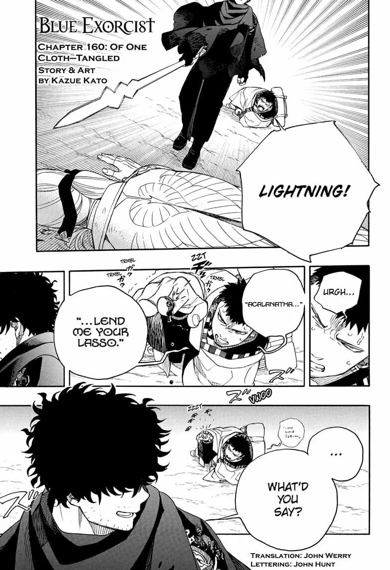 Blue Exorcist Chapter 160 page 1 - 