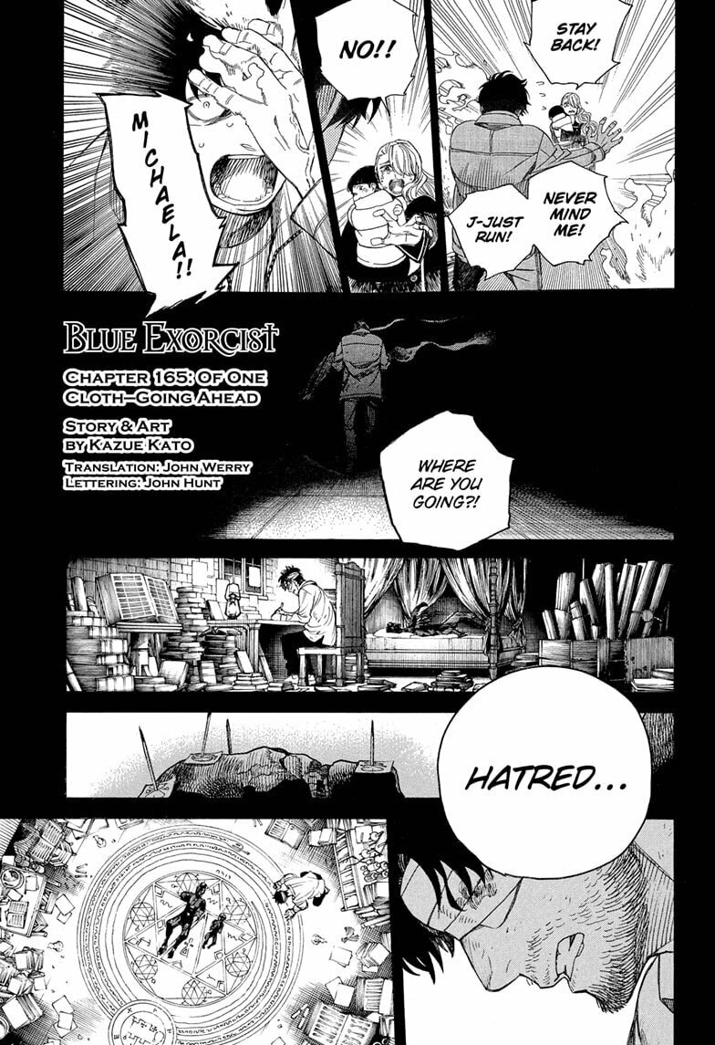 Blue Exorcist Chapter 165 page 1 - 