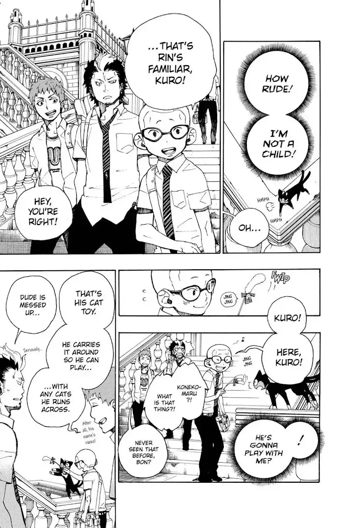 Blue Exorcist Chapter 2.2 page 9 - 
