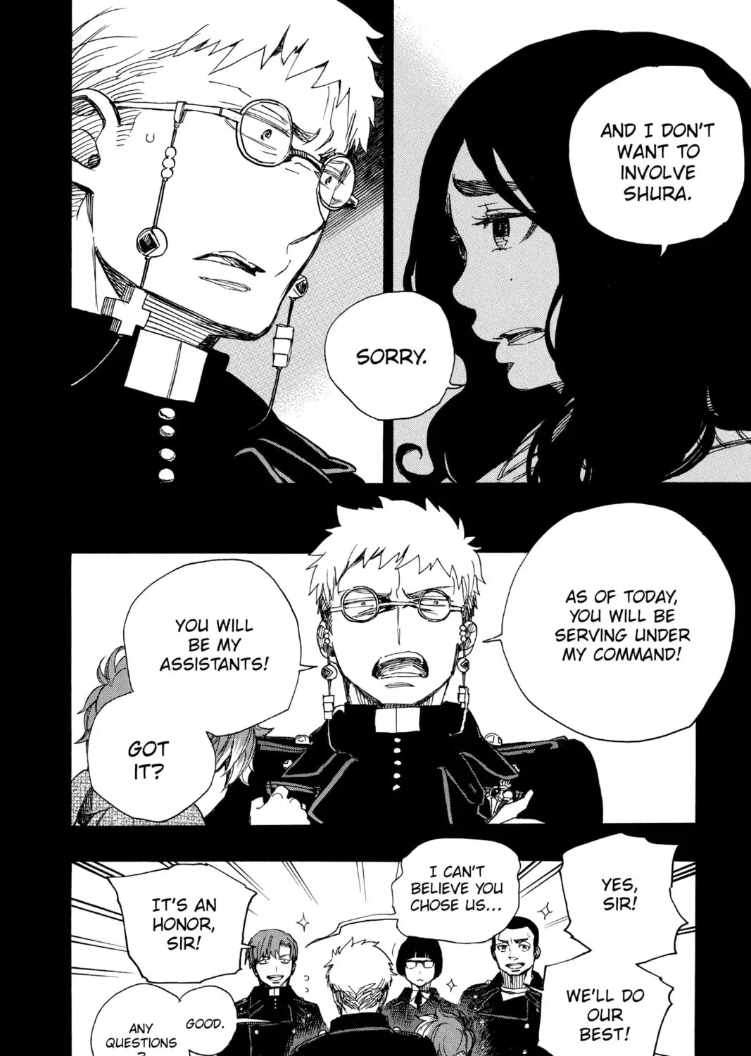 Blue Exorcist Chapter 23217 page 35 - 
