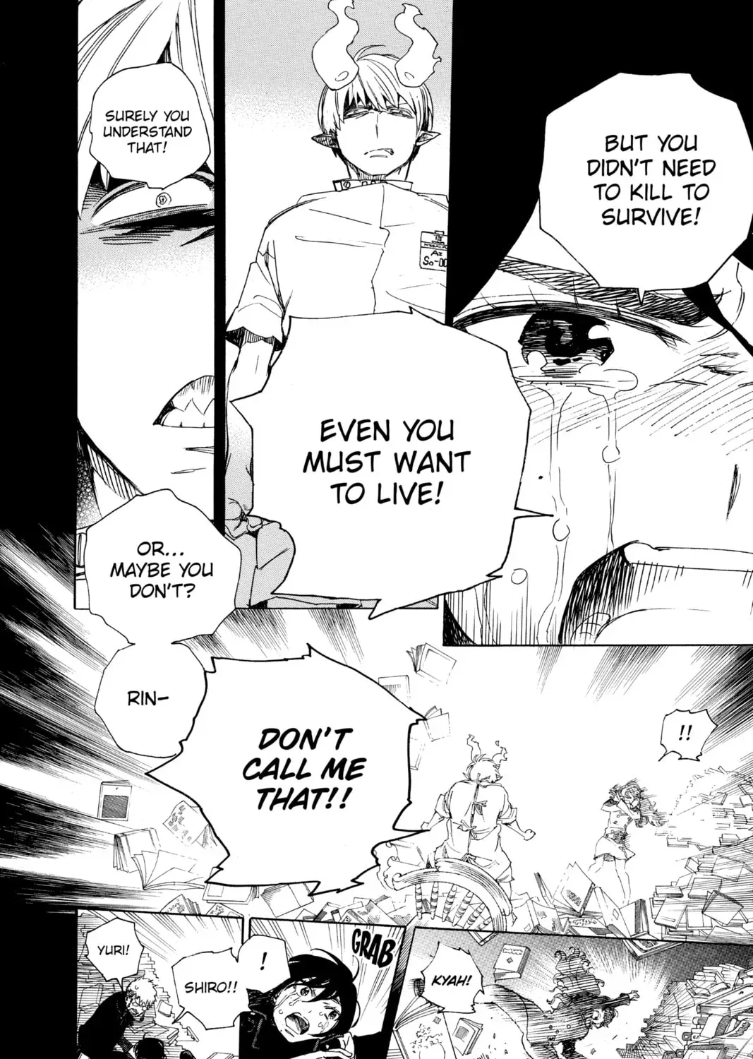 Blue Exorcist Chapter 23217 page 7 - 