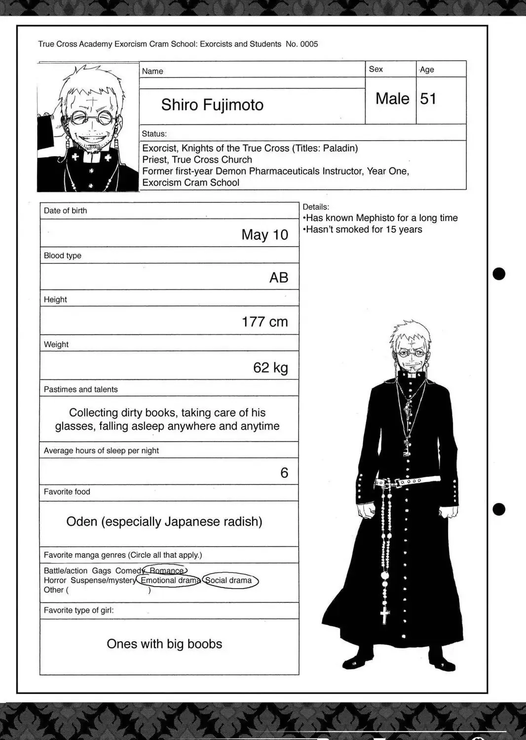 Blue Exorcist Chapter 3.5 page 11 - 