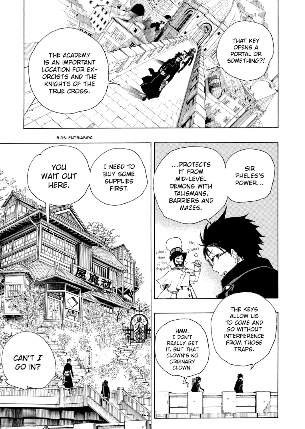 Blue Exorcist Chapter 3 page 13 - 