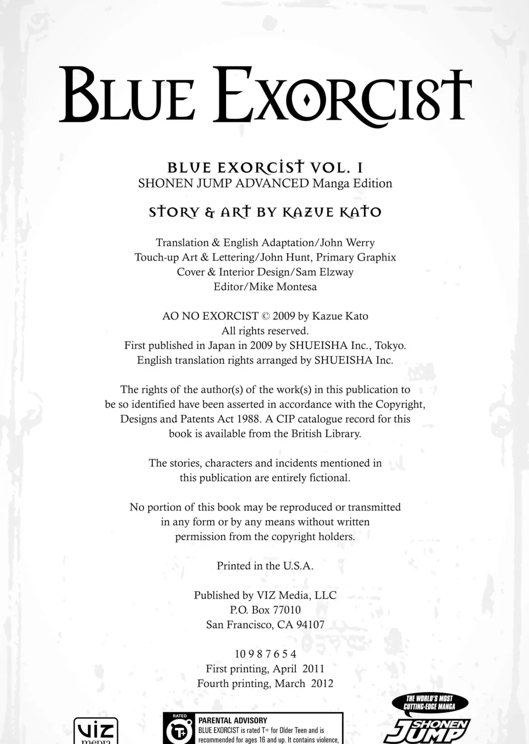 Blue Exorcist Chapter 3 page 133 - 