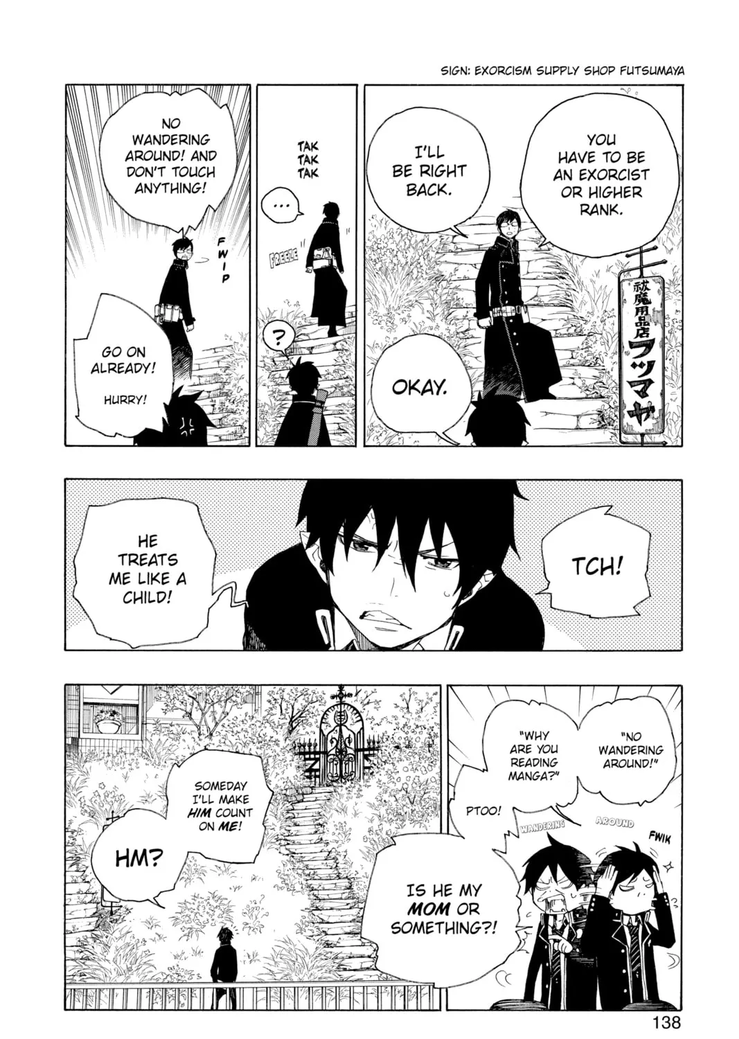 Blue Exorcist Chapter 3 page 15 - 