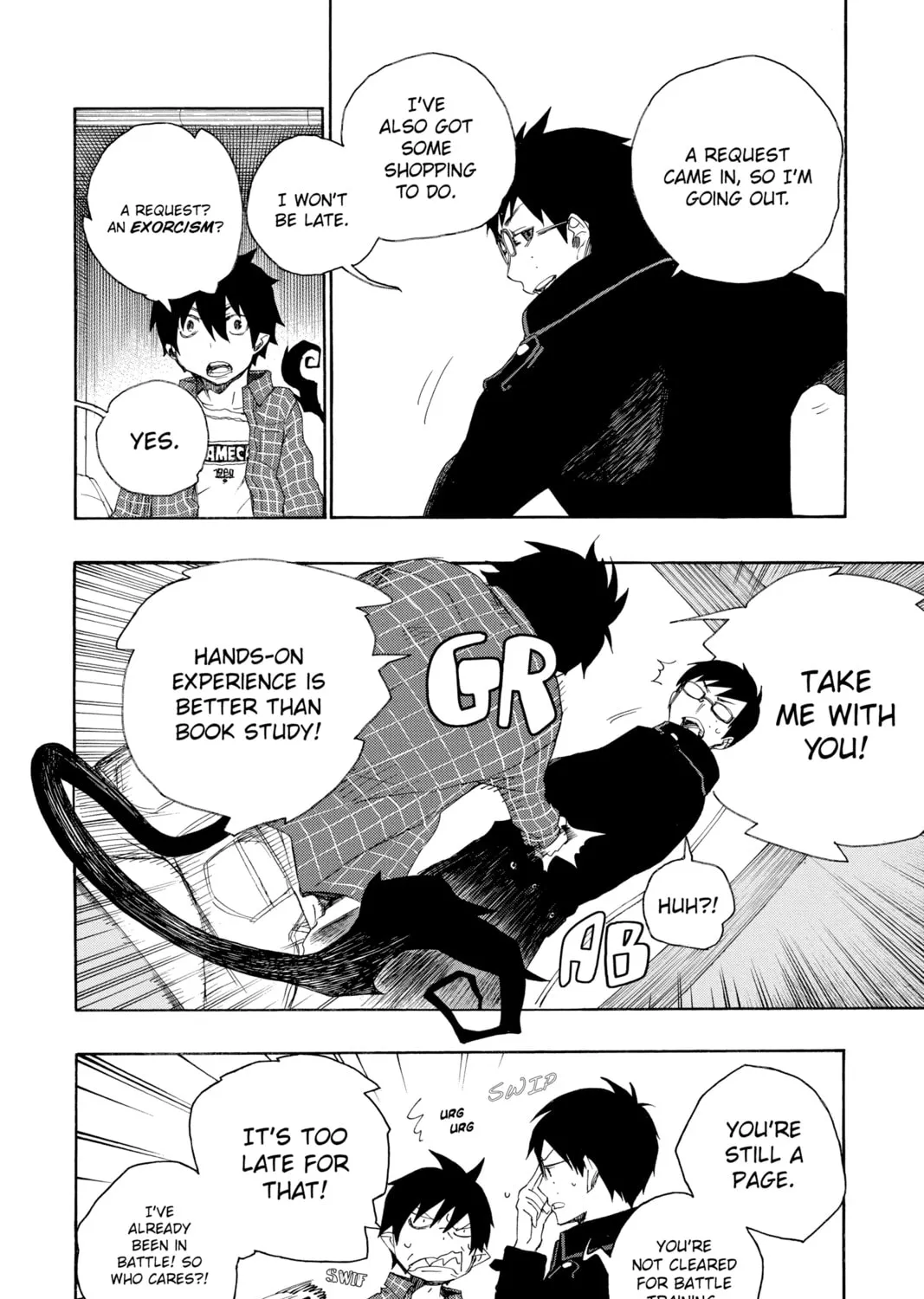 Blue Exorcist Chapter 3 page 7 - 