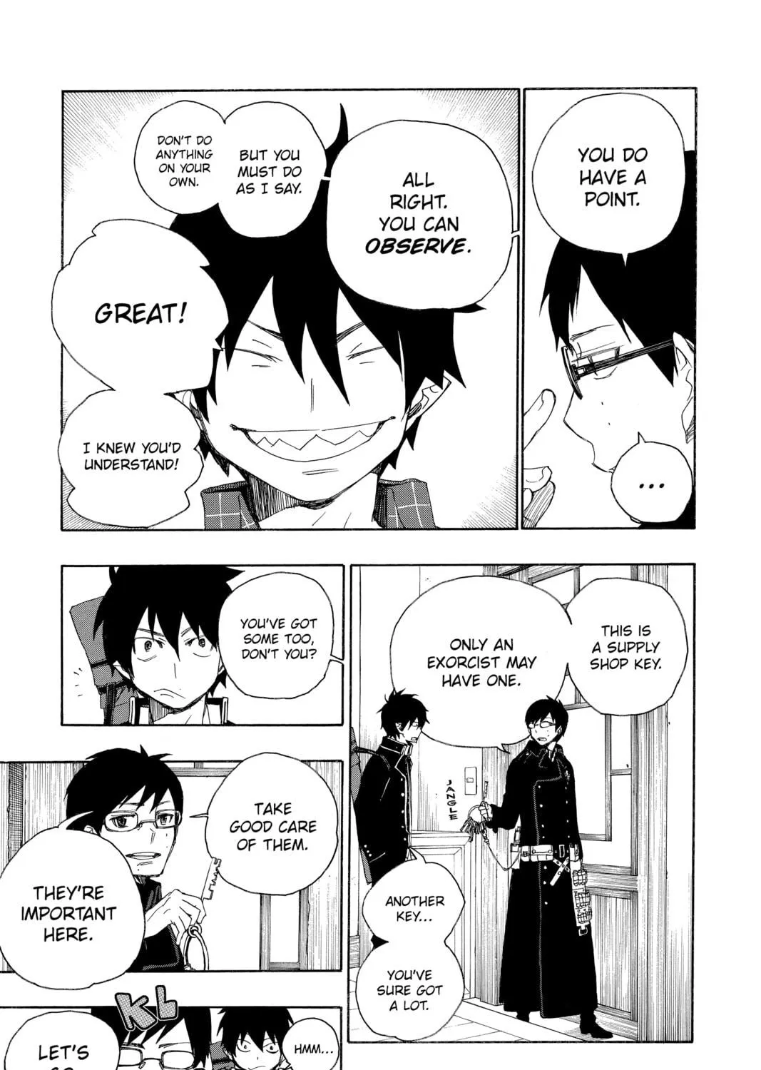 Blue Exorcist Chapter 3 page 9 - 