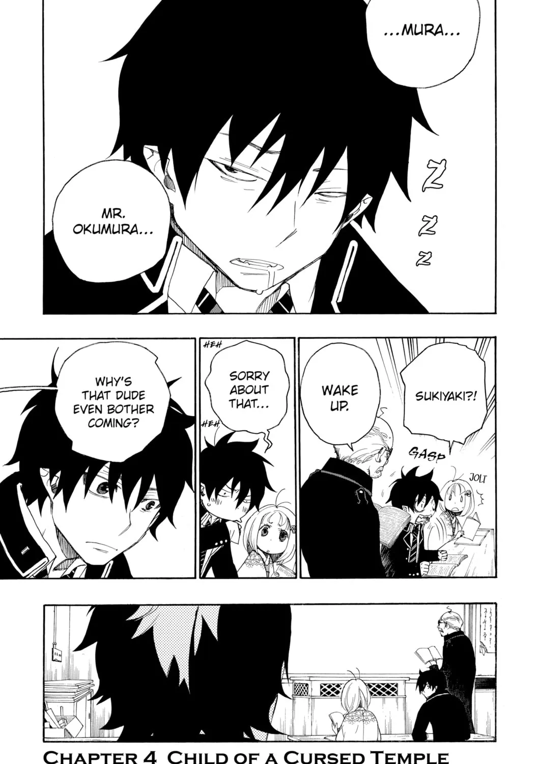 Blue Exorcist Chapter 4 page 1 - 