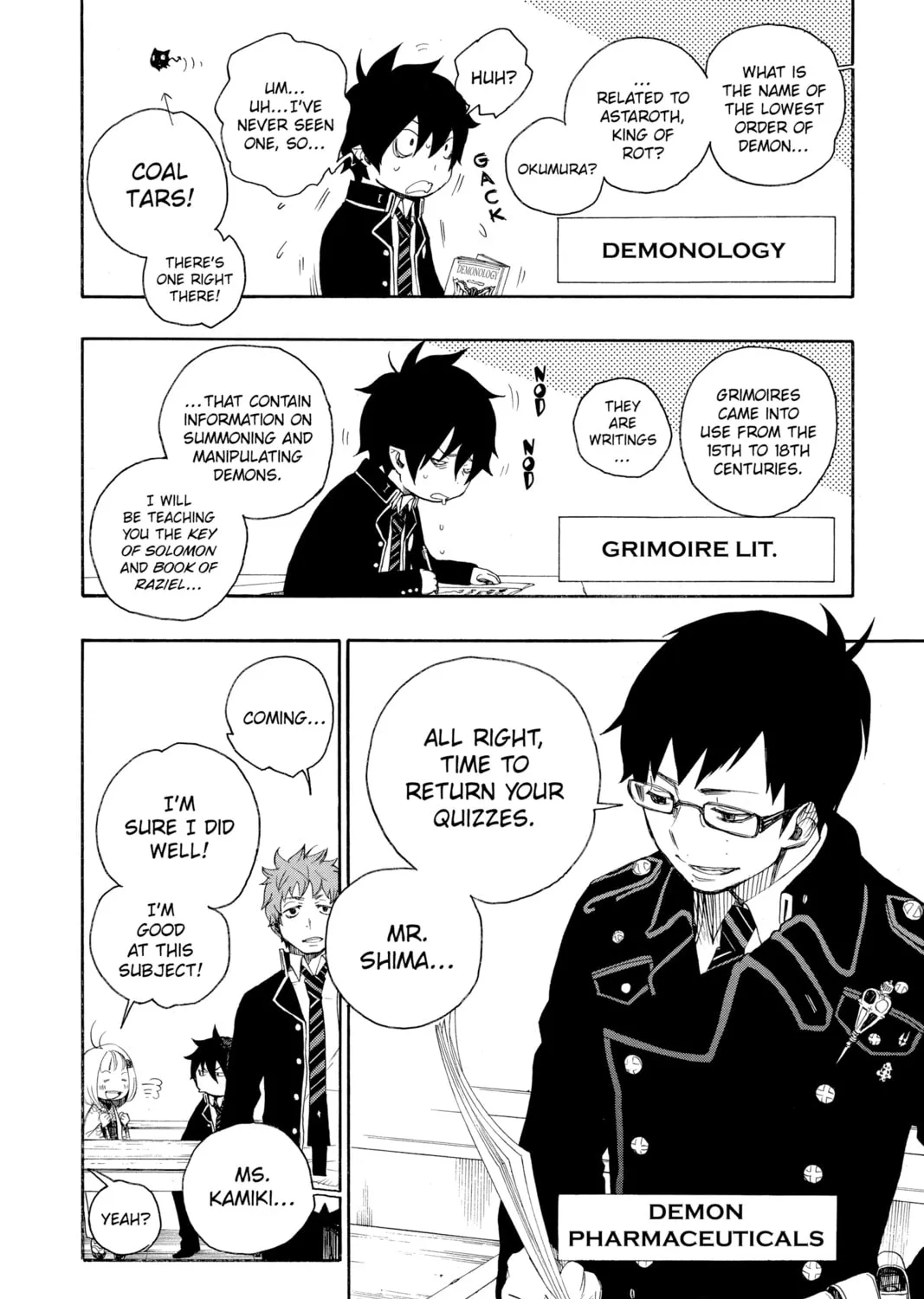 Blue Exorcist Chapter 4 page 7 - 