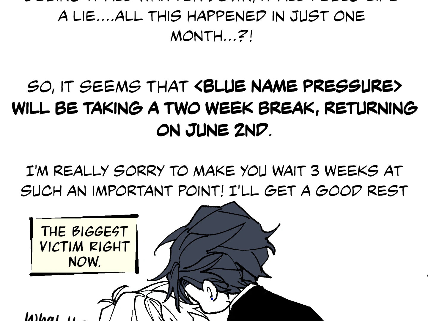 Blue Name Pressure Chapter 20.1 page 14 - 