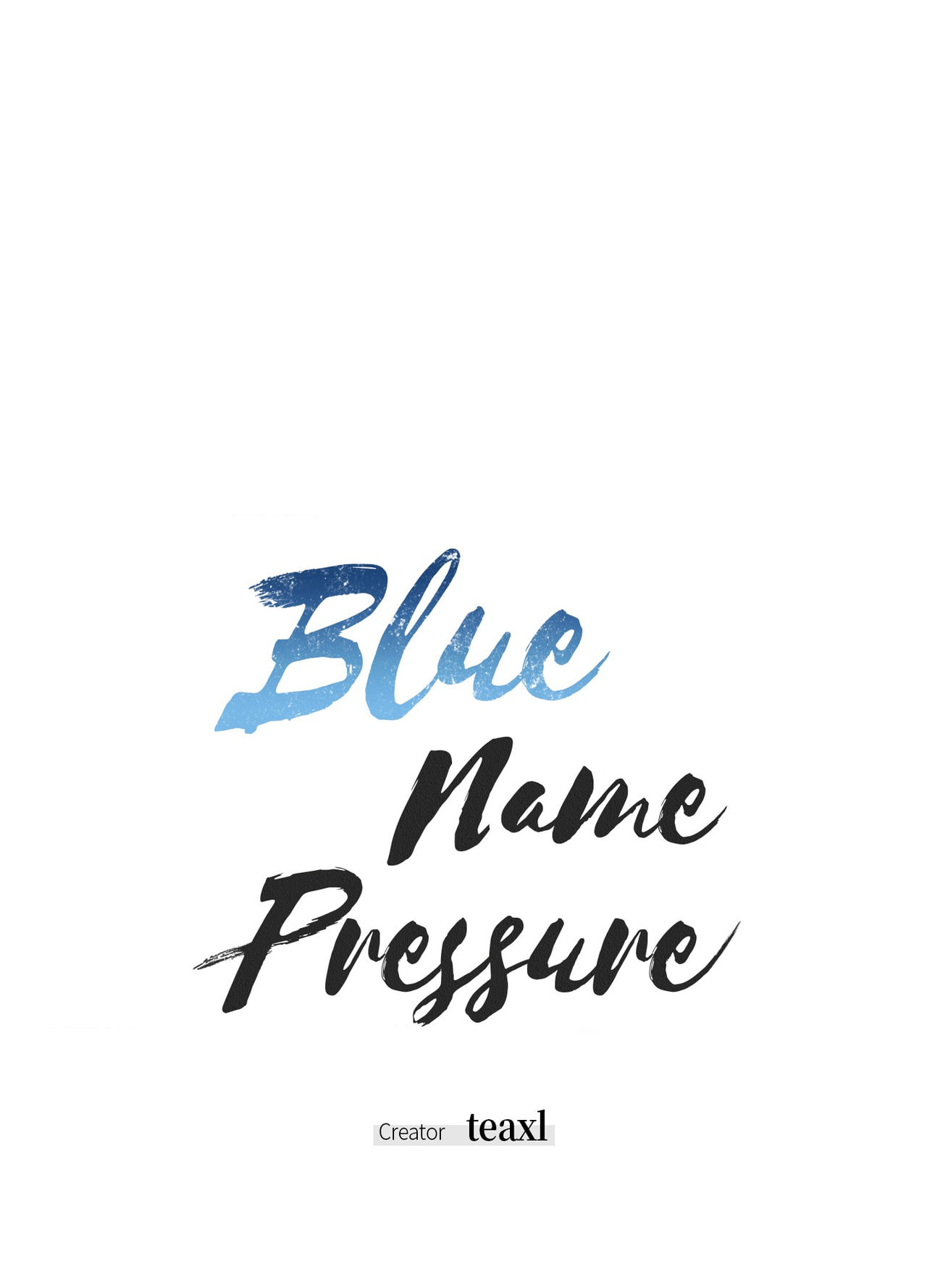 Blue Name Pressure Chapter 31 page 1 - 