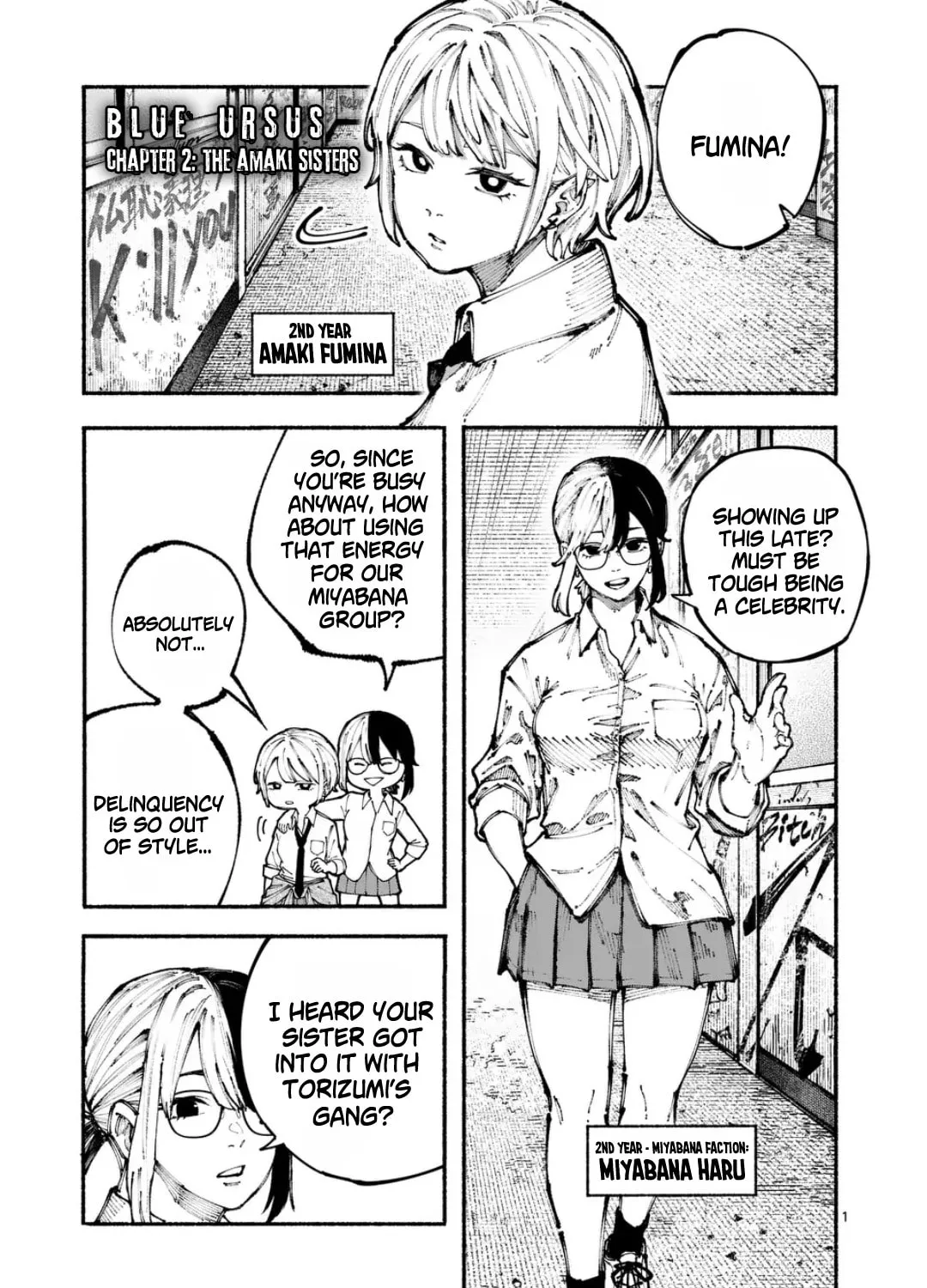 Blue Ursus Chapter 2 page 1 - 