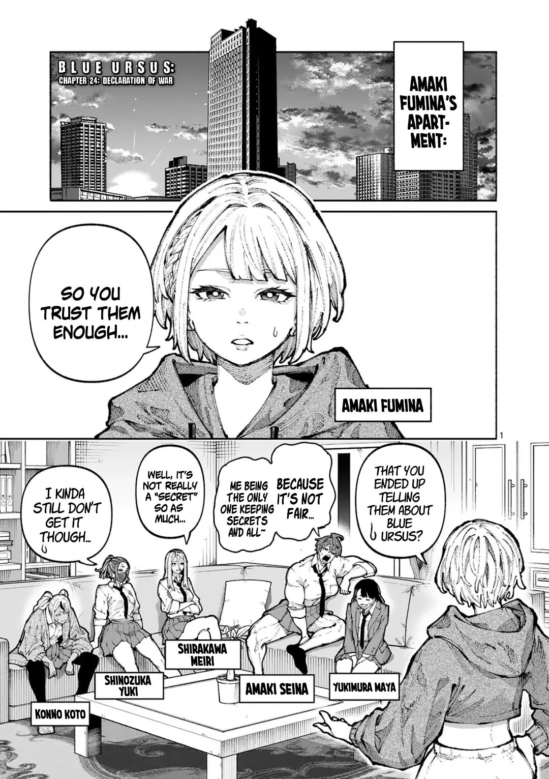 Blue Ursus Chapter 24 page 1 - 