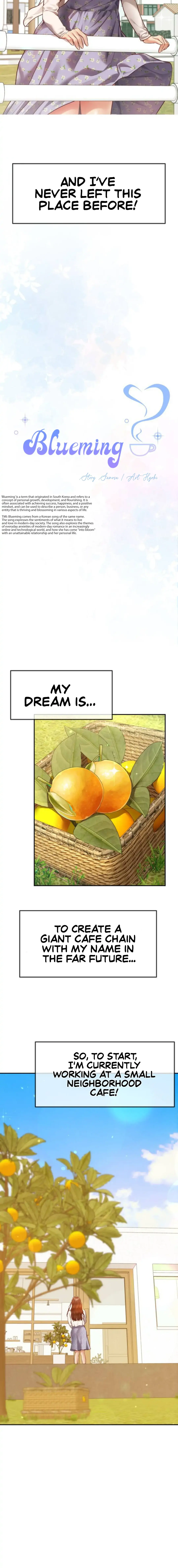 Blueming Chapter 1 page 2 - 