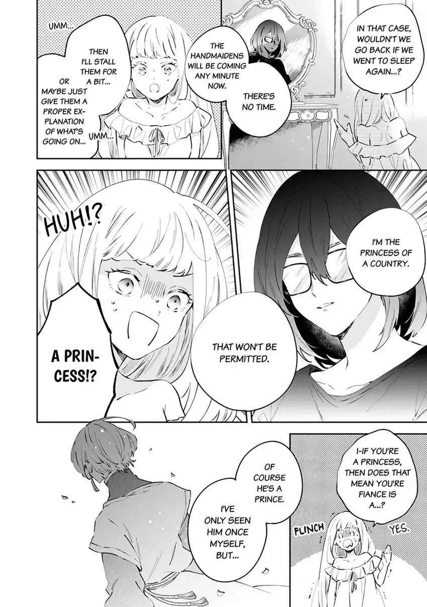 Body Swap of a Nerdy Girl and A Princess Reborn in Another World: Kiss Me Until I