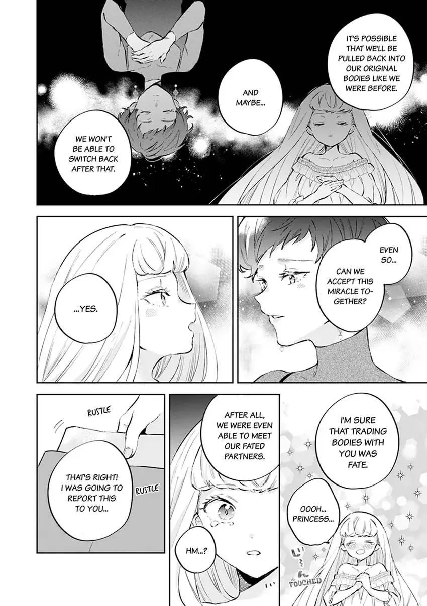 Body Swap of a Nerdy Girl and A Princess Reborn in Another World: Kiss Me Until I