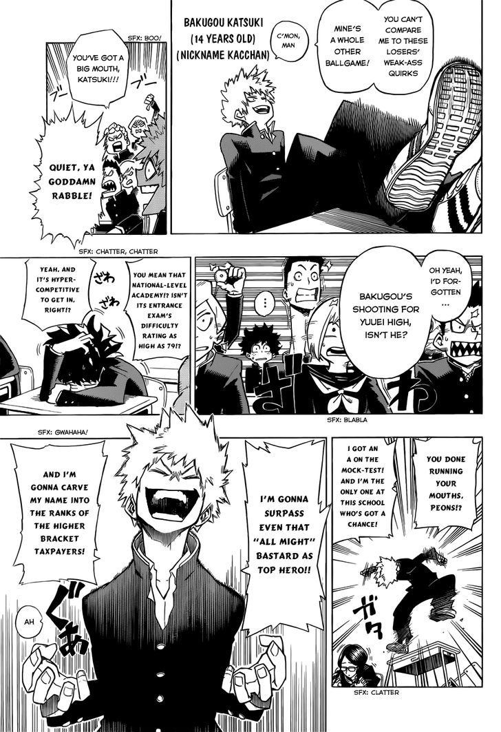 Boku No Hero Academia Chapter 1.2 page 11 - 