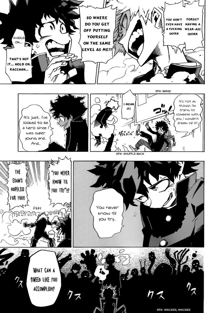 Boku No Hero Academia Chapter 1.2 page 13 - 