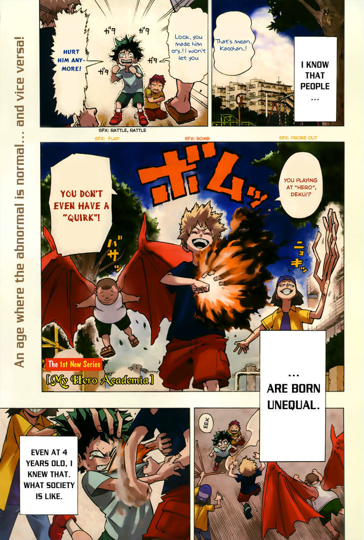 Boku No Hero Academia Chapter 1.2 page 3 - 