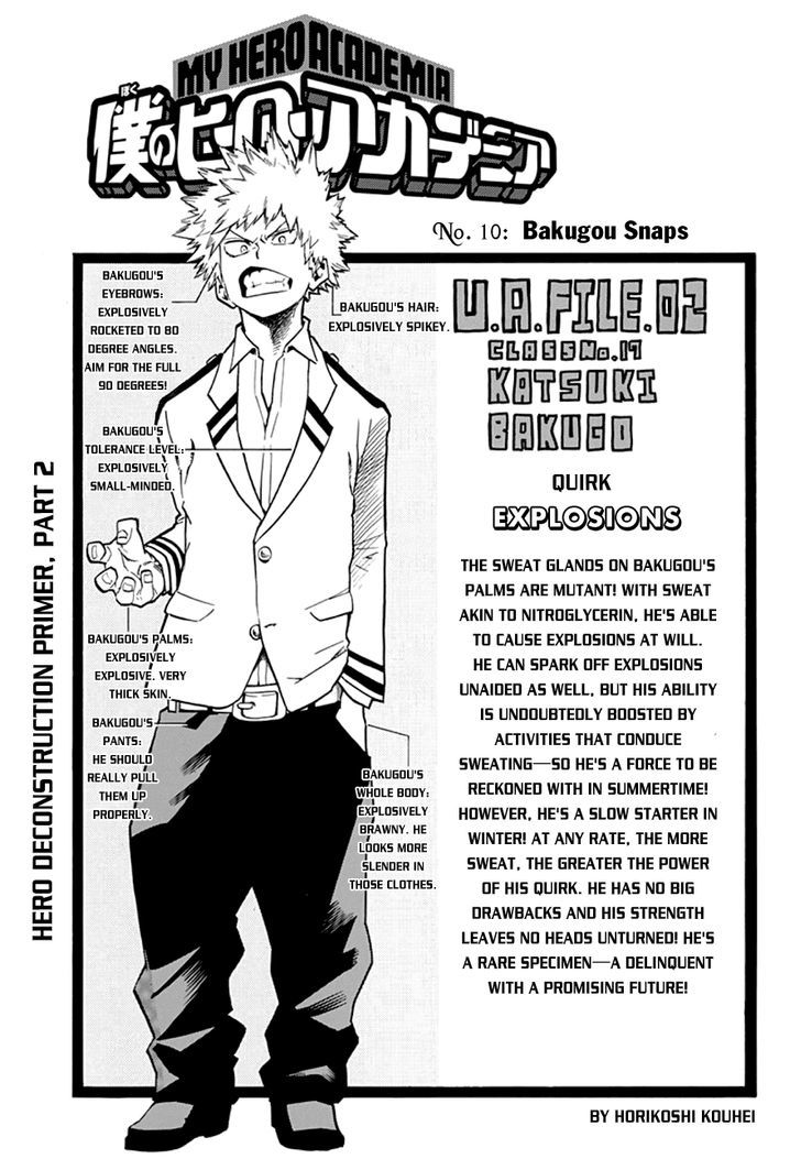 Boku No Hero Academia Chapter 10 page 3 - 