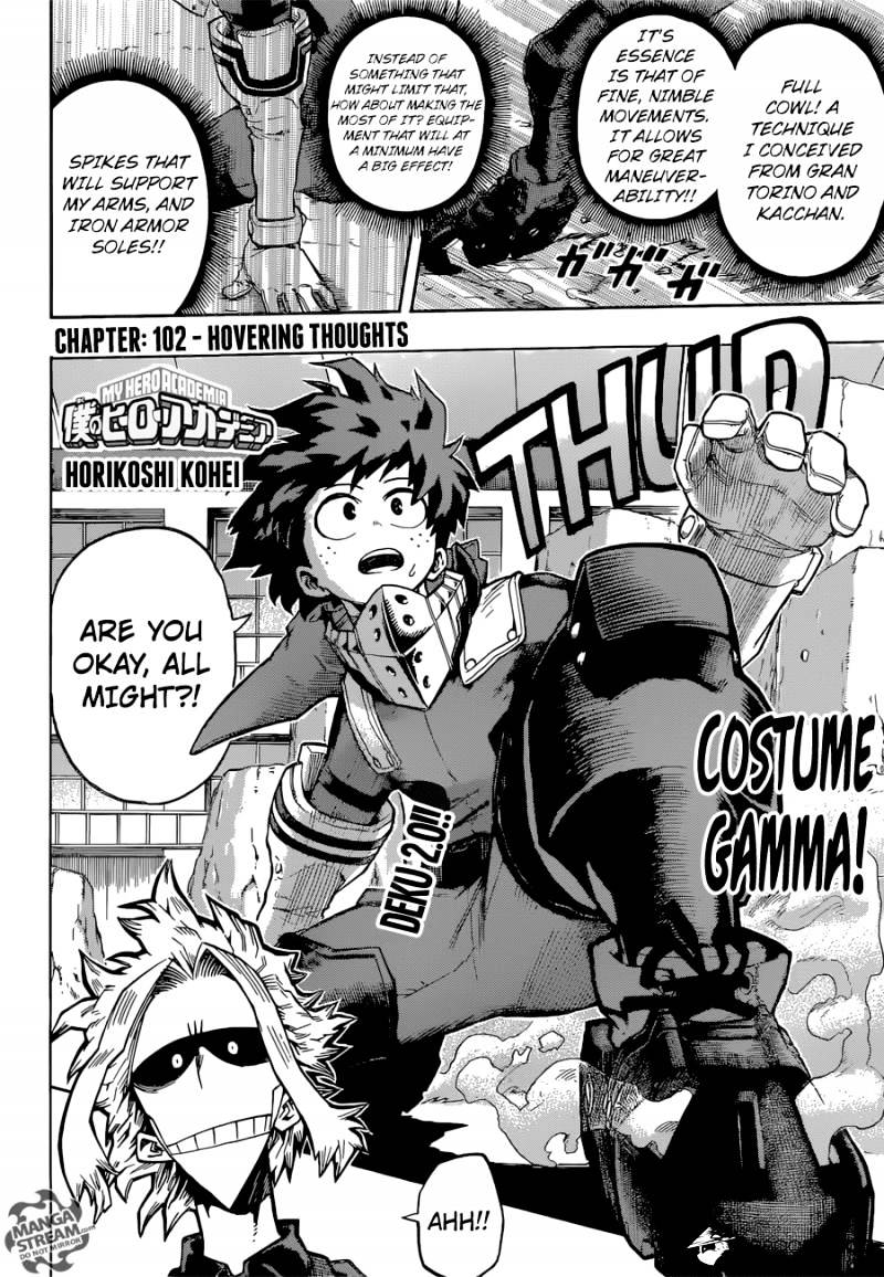 Boku No Hero Academia Chapter 102 page 3 - 