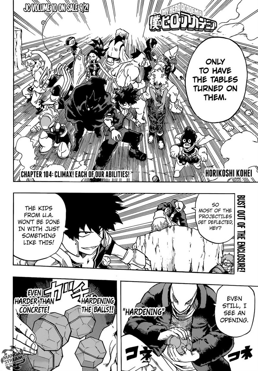 Boku No Hero Academia Chapter 104 page 3 - 