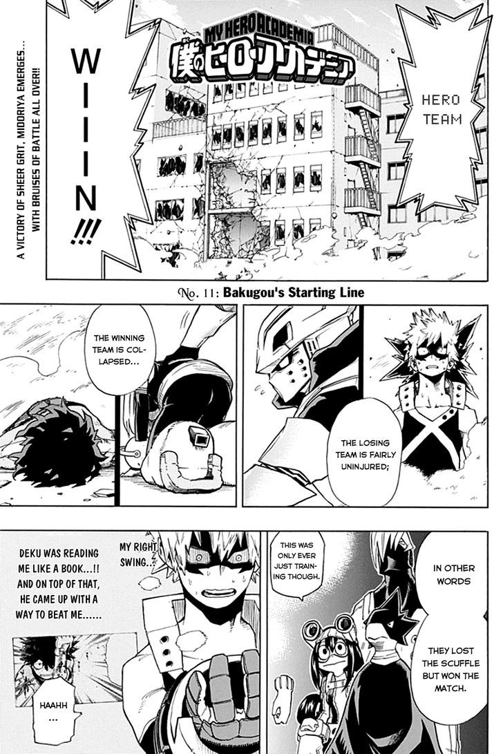 Boku No Hero Academia Chapter 11 page 3 - 