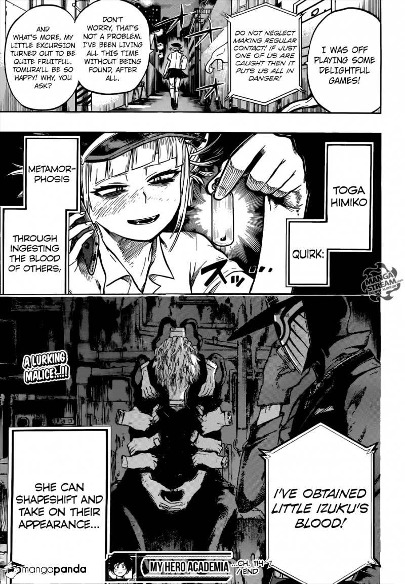 Boku No Hero Academia Chapter 114 page 18 - 
