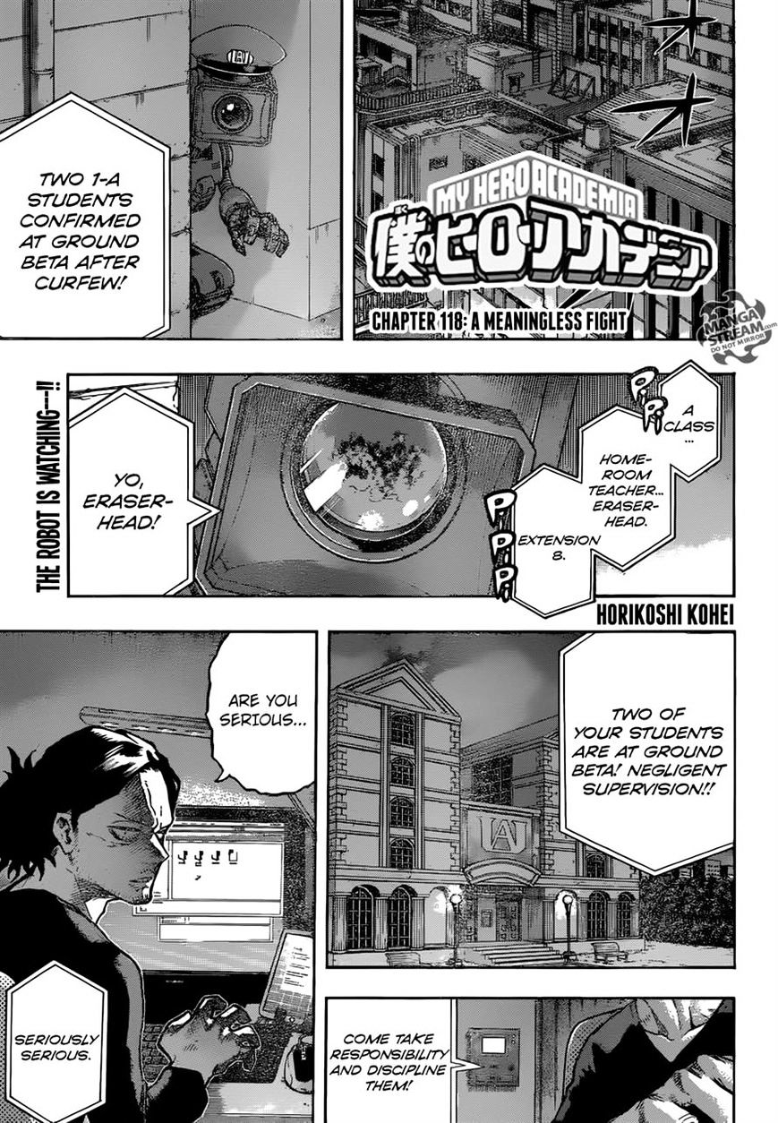 Boku No Hero Academia Chapter 118 page 1 - 